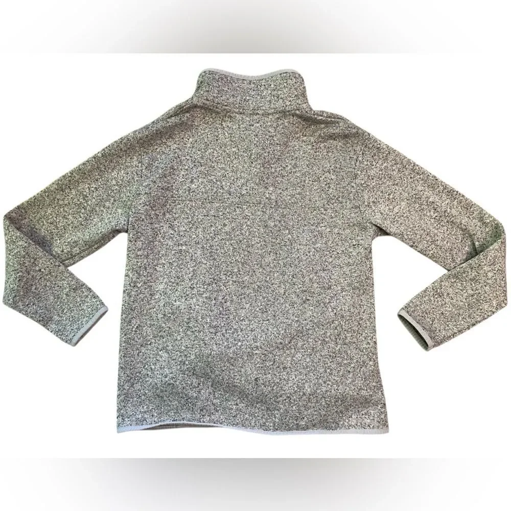 Eddie Bauer Heather Grey Quarter Snap Pullover - Picture 5 of 9